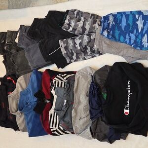 Large Bundle Mix Brand Pants-Sweaters 10/12 Y
